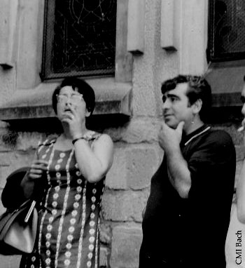 Avec Marie-Claire Alain - Saint-Donat 1969